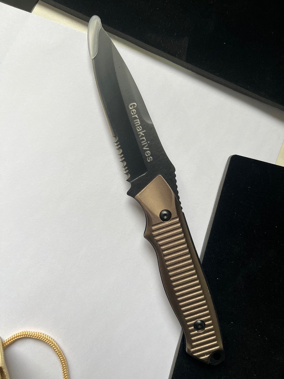 Germaknives High Carbon Steel Hunting Knives for Camping, BBQ