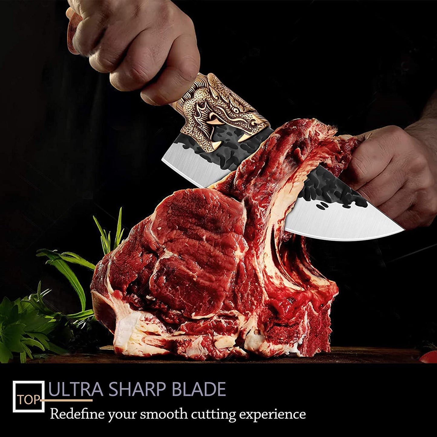 Dragon Series Meat Cleaver Knife