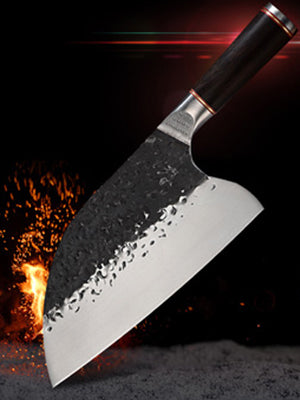 High Carbon Steel Serbian Chefs Knife