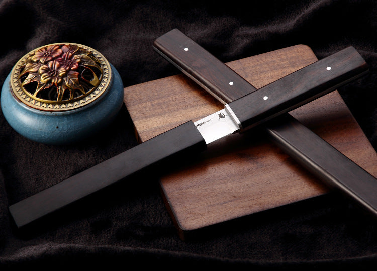 Mini Matsuda Samurai Outdoor Straight Pocket Knife