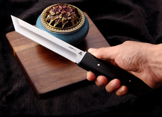 Mini Matsuda Samurai Outdoor Straight Pocket Knife