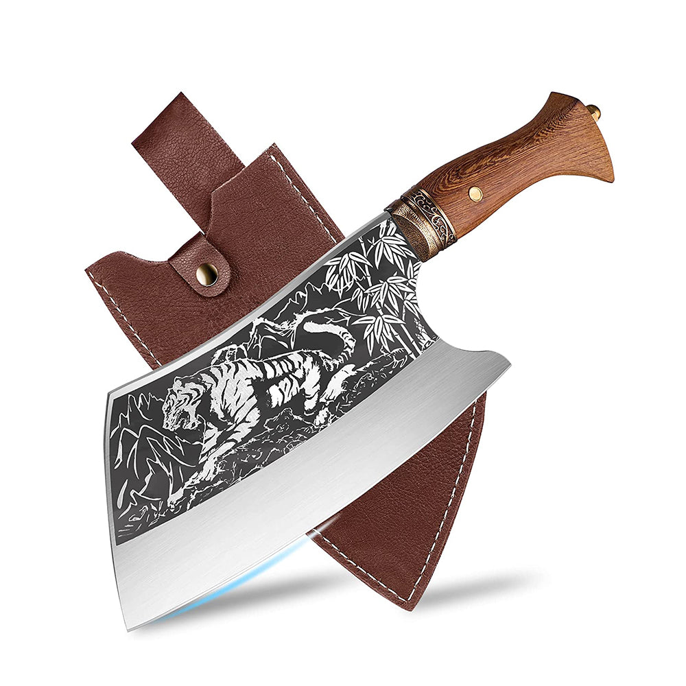9" Tiger Butcher Cleaver Knife