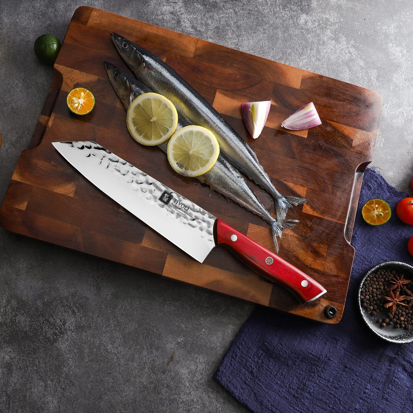 TIVOLI 8“ Kiritsuke Knife Chef Cooking Knife
