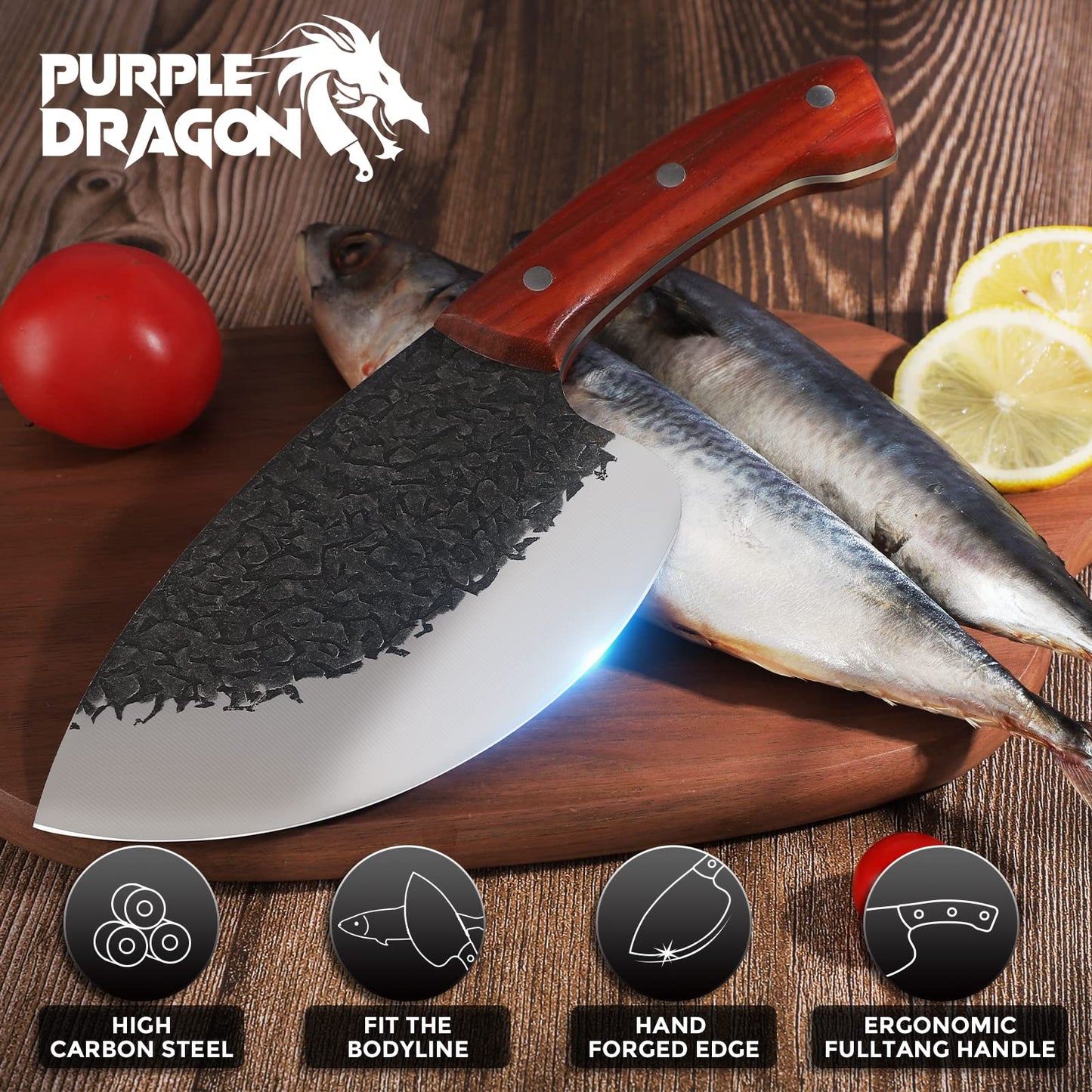 TIVOLI Full Tang Fish Fillet Knife