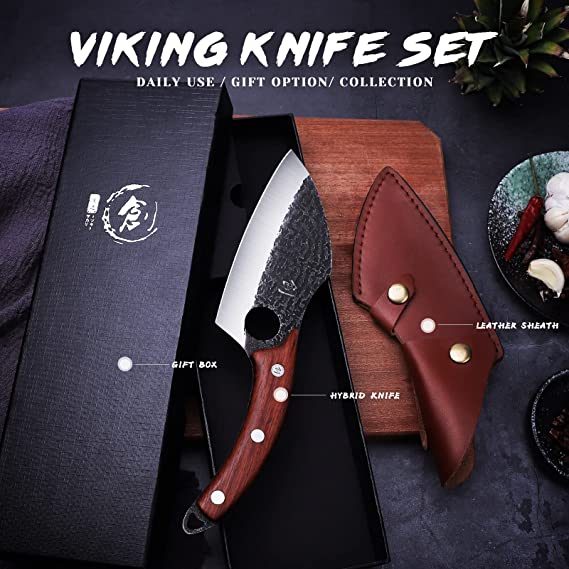 Boning Knife with Leather Sheath