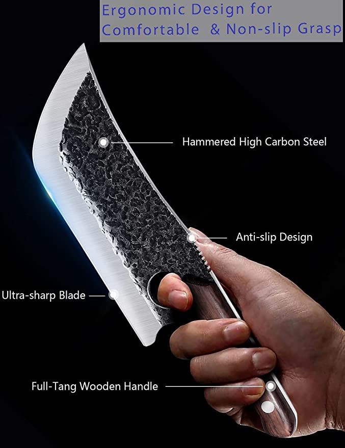 Hand Forged Meat Cleaver Knife