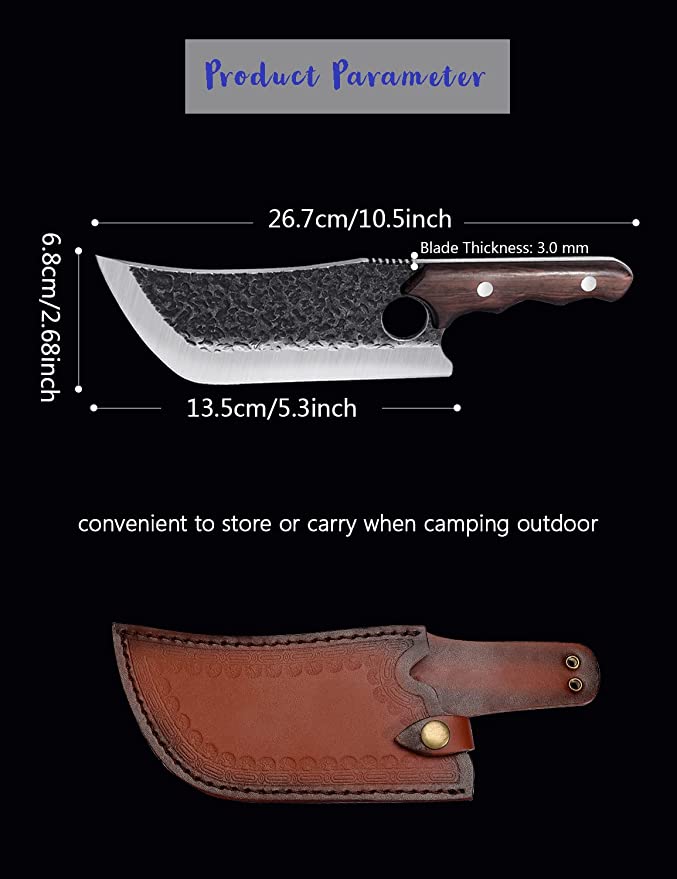 Hand Forged Meat Cleaver Knife
