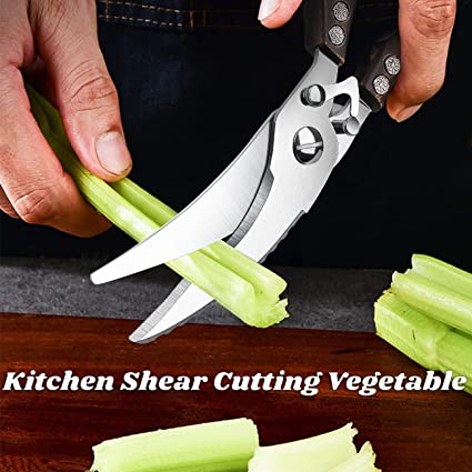 Heavy Duty Kitchen Shears with Serrated Edge