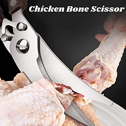 Heavy Duty Kitchen Shears with Serrated Edge