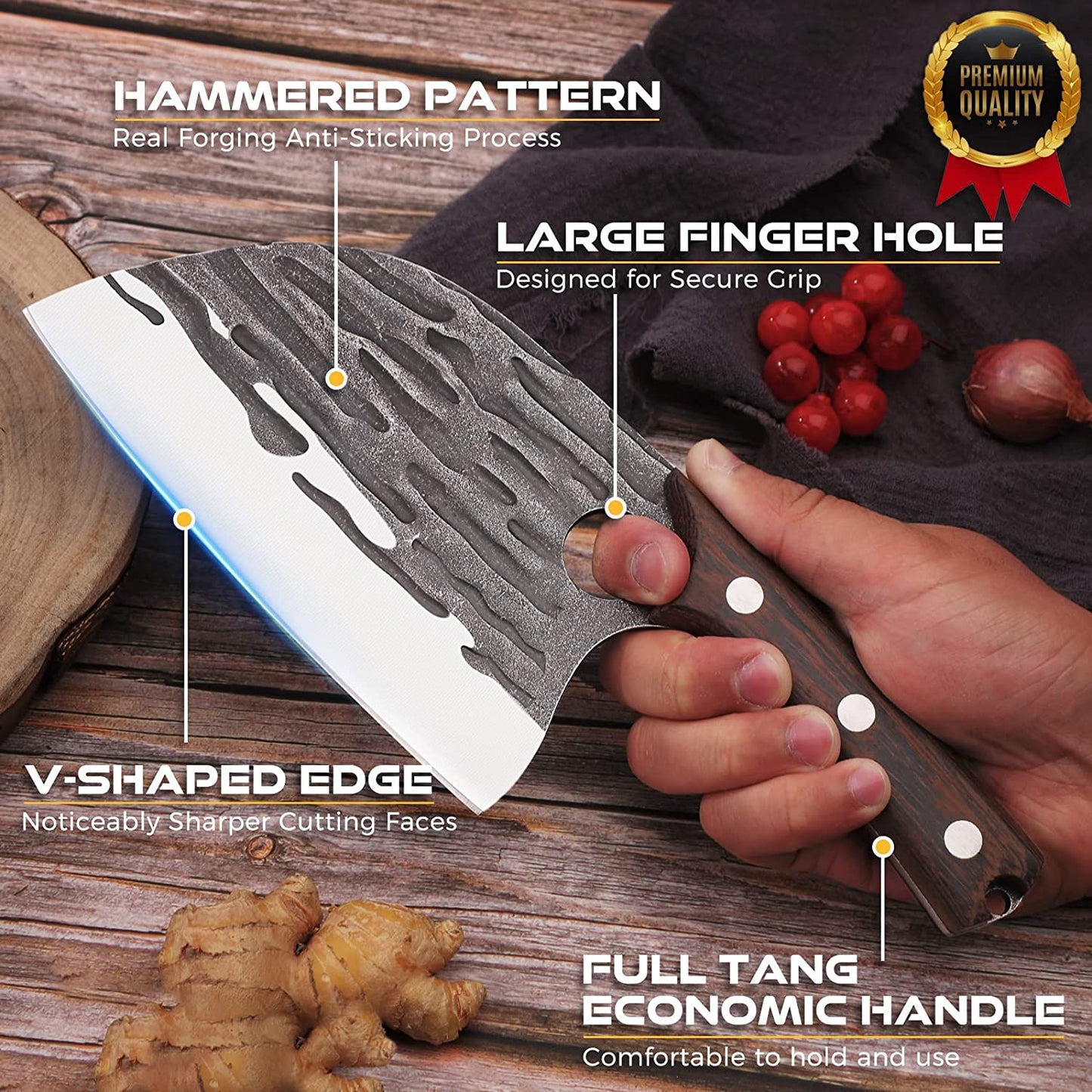 Upgrade Serbian Chef Knife