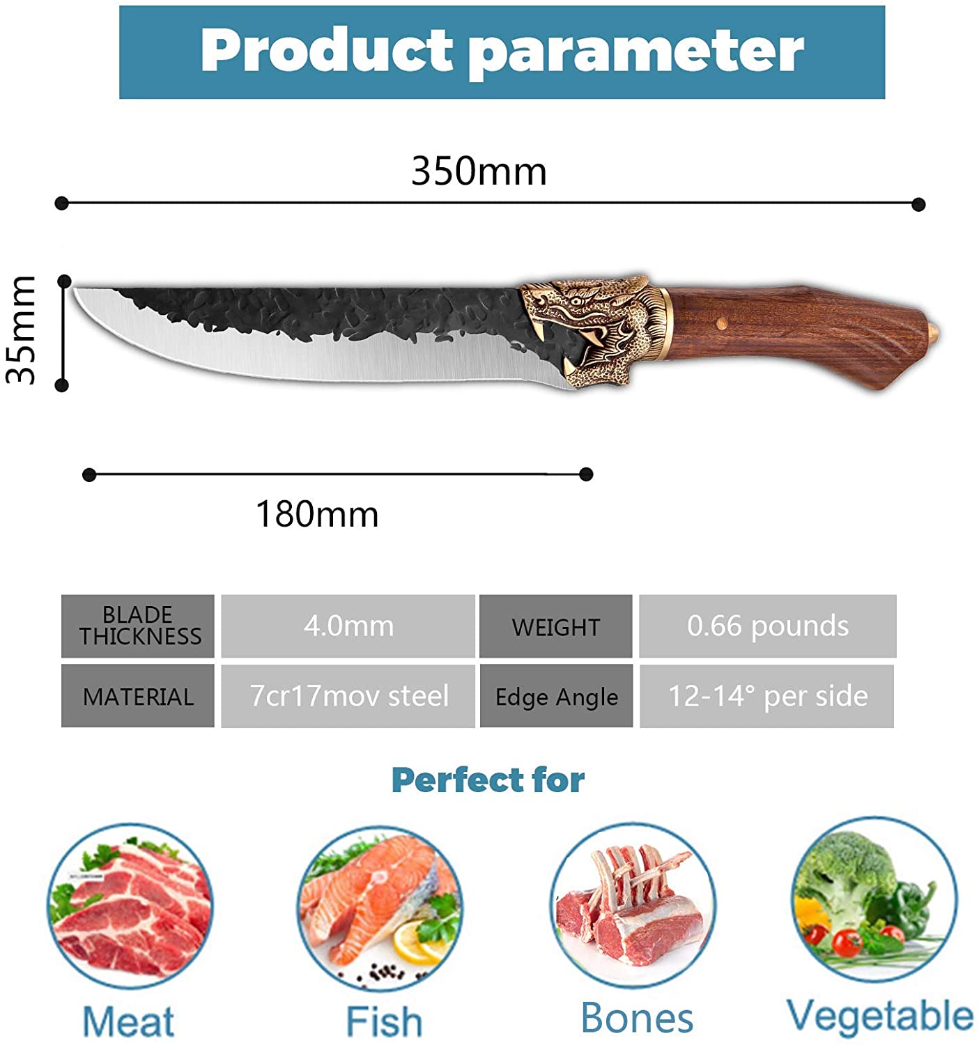 Dragon Series Sharp Boning Knives