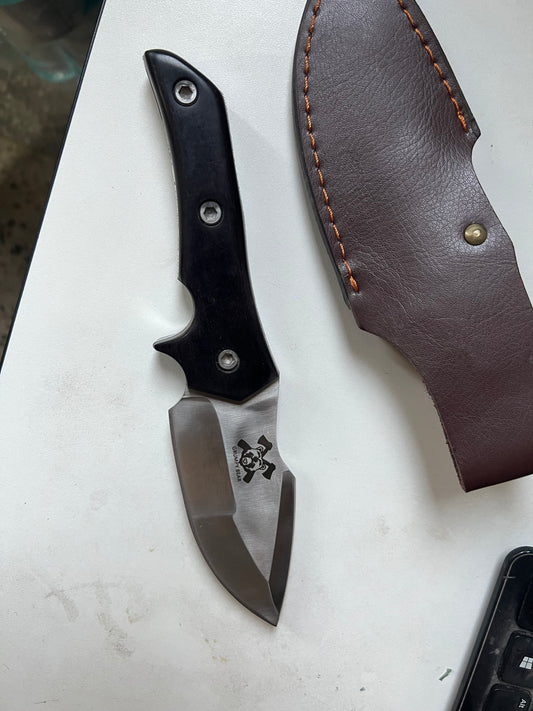 GRUMPY BEAR High Carbon Steel Hunting Knives for Camping, BBQ