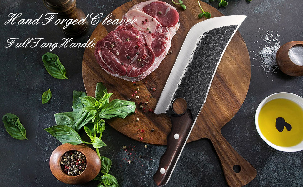 Hand Forged Meat Cleaver Knife