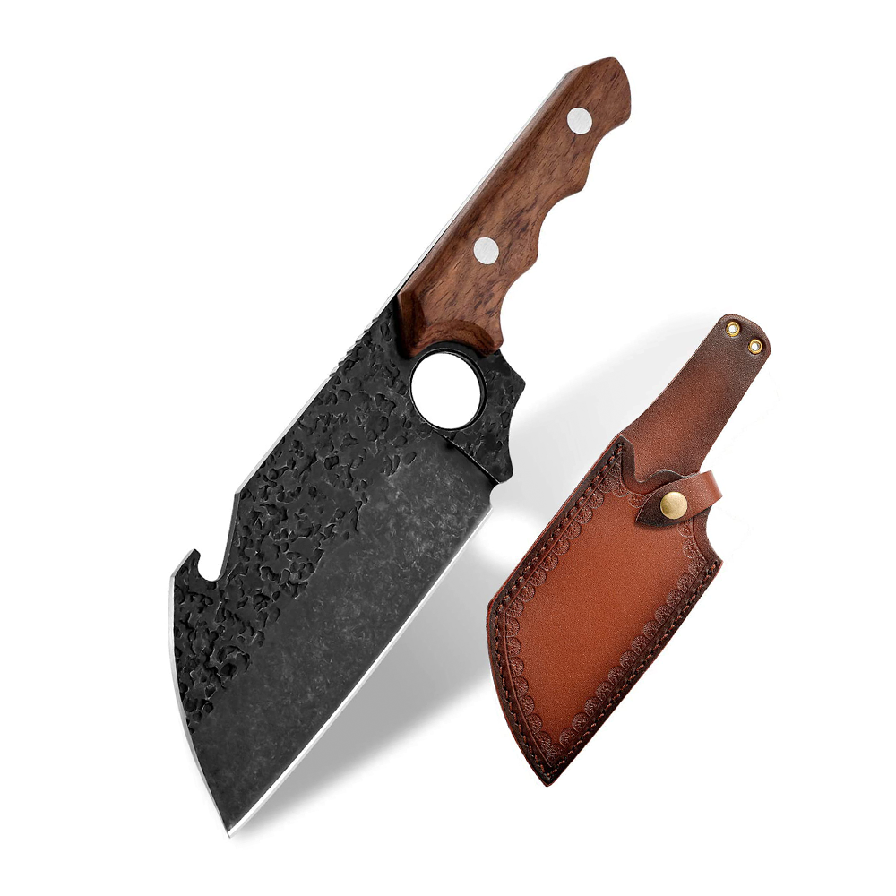 Hand Forged Boning Knife - Bottle Opener Design