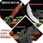 ROCOCO Viking Cleaver Knife Butcher Meat Cutting Boning Knife Hand Forged Chinese Kitchen Axe with Sheath Home Outdoor BBQ Camping Chirstmas Birthday Mother Father Gift Men