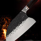 High Carbon Steel Serbian Chefs Knife