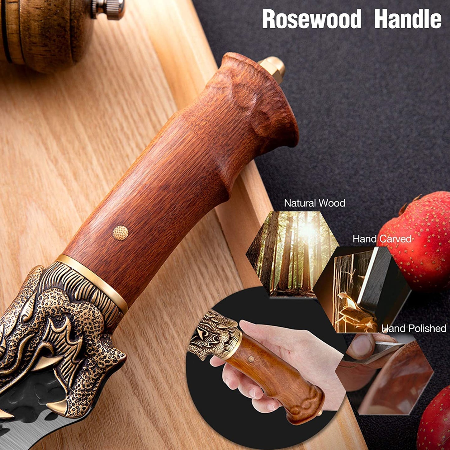 Dragon Series Boning Knife with Sheath