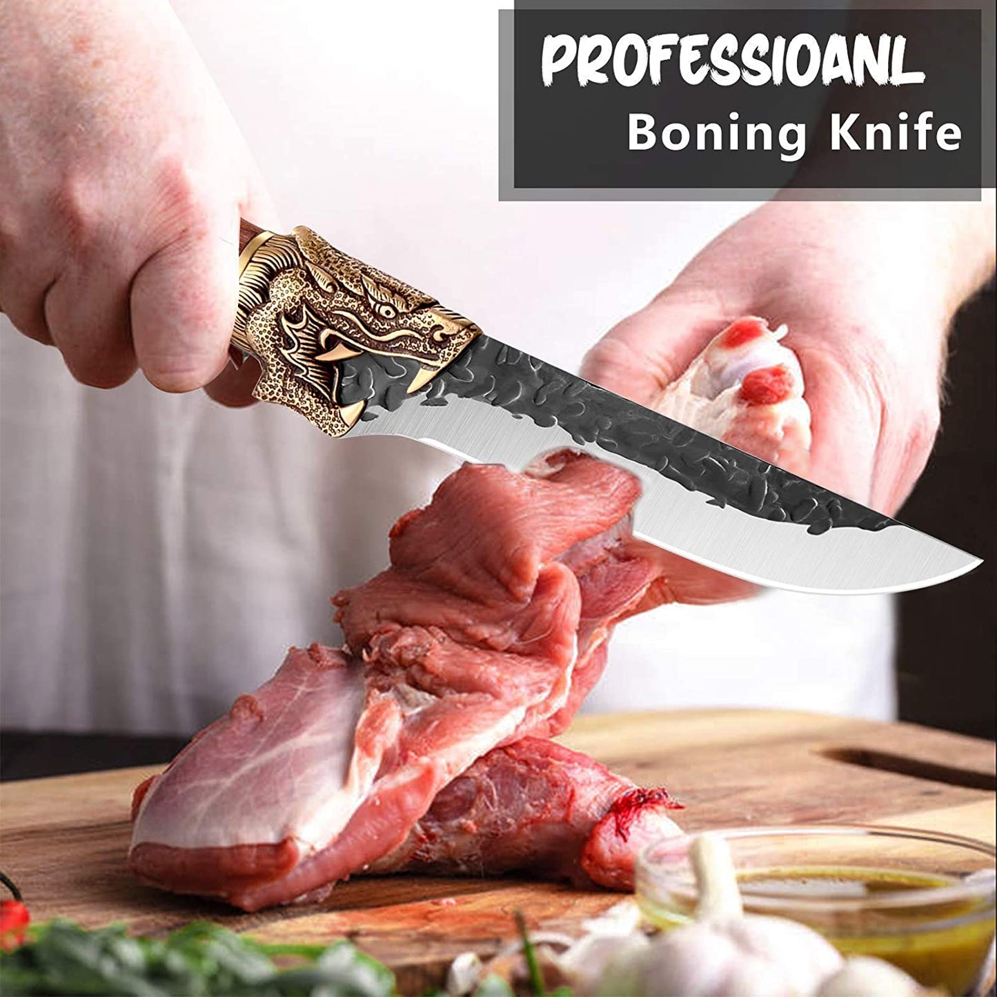 Dragon Series Boning Knife with Sheath