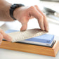 Premium Whetstone Set, Knife Sharpening Stone 2 Side Grit 1000/6000 Whetstone- Knife Sharpener- Non Slip Bamboo Base & Angle Guide