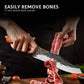 Phoenix Japanese Chef Knife, 7.8" Cleaver Knife for Meat, Vegetables, Fruits