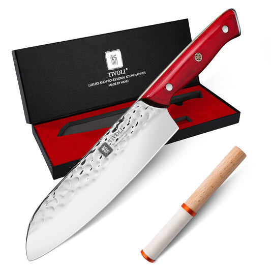 TIVOLI 7“ Kitchen Knife VG10 High Carbon Japanese Santoku Chef