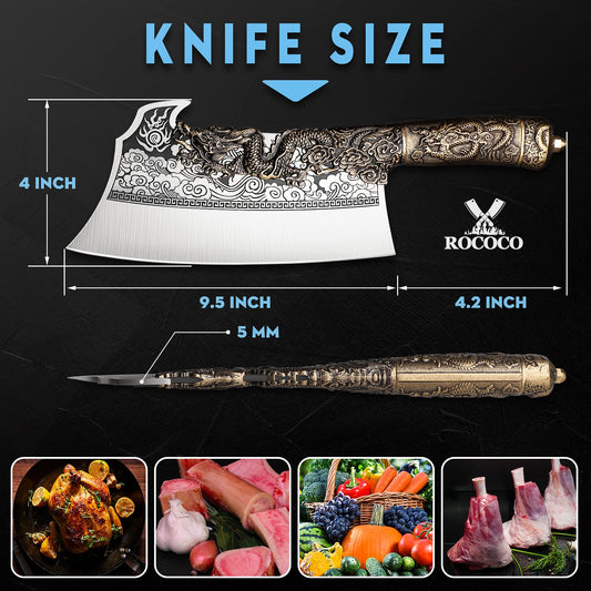 TIVOLI 3lb Dragon Bone Cleaver Hackmesser