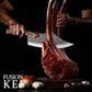 Lion Heavy-Duty Butcher Knife Meat Cleaver Hand Forged