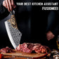 Lion Heavy-Duty Butcher Knife Meat Cleaver Hand Forged