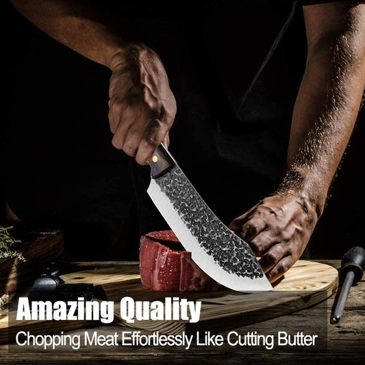Hand Forged Butcher Knife