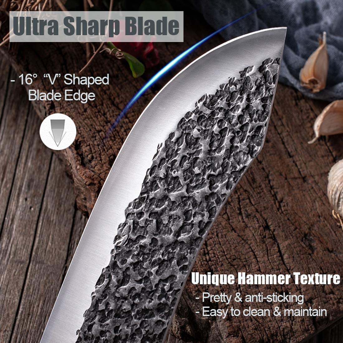 Hand Forged Butcher Knife