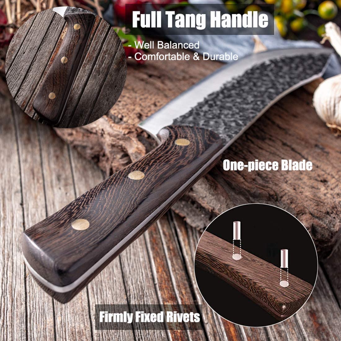 Hand Forged Butcher Knife