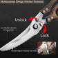 Heavy Duty Kitchen Shears with Serrated Edge