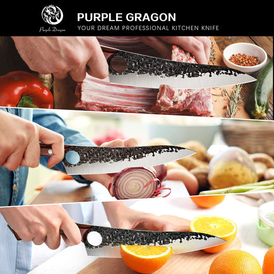 TIVOLI 8 Inch Hand Forged Japanese Chef Knife