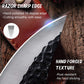 Huusk Viking Knives Hand Forged Boning Knife Full Tang Japanese Chef Knife with Sheath