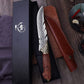 Hand Forged Feather Knife - Long Blade
