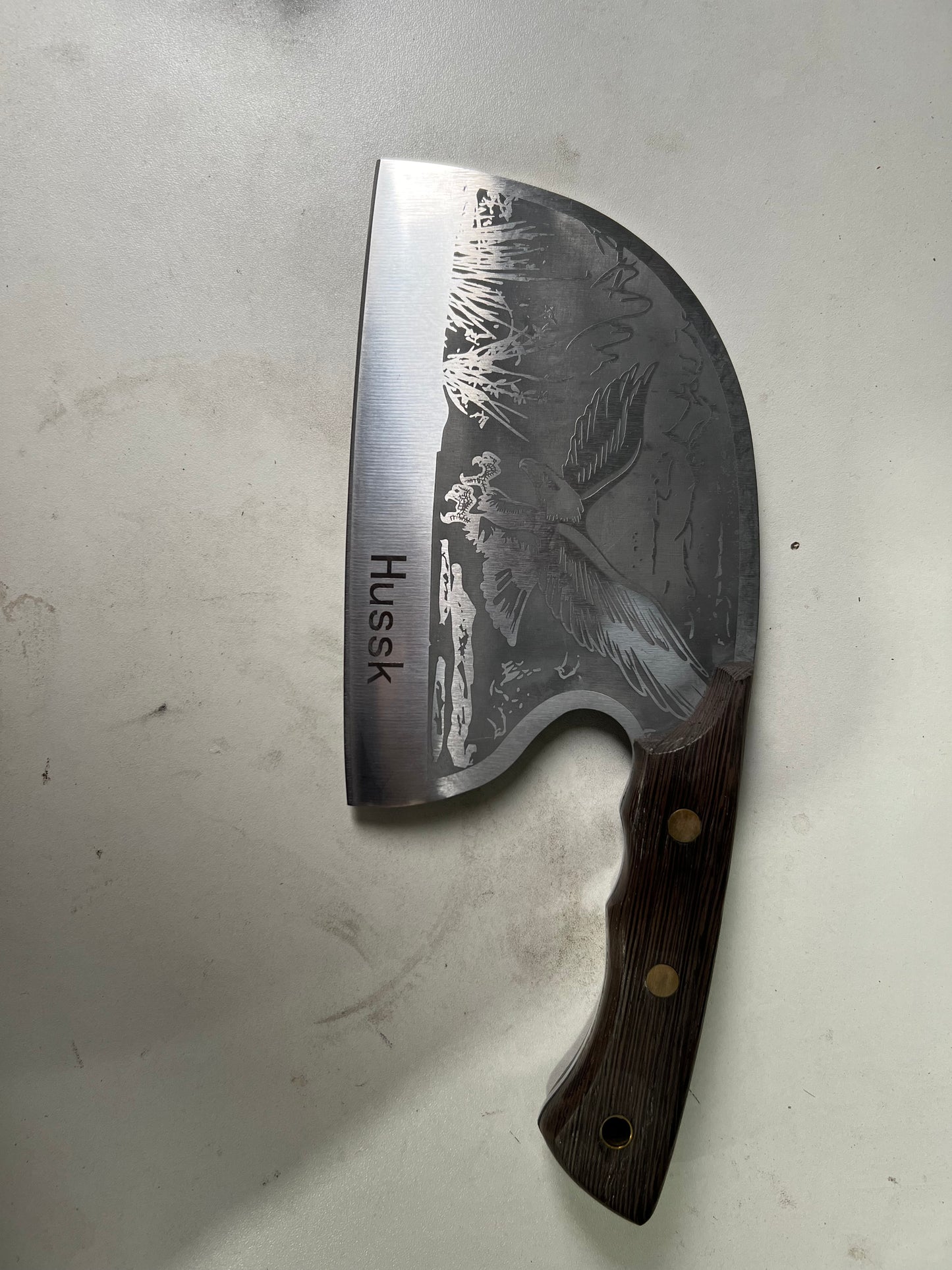 Hussk Hand Forged High Carbon Steel Chef Knives for Kitchen