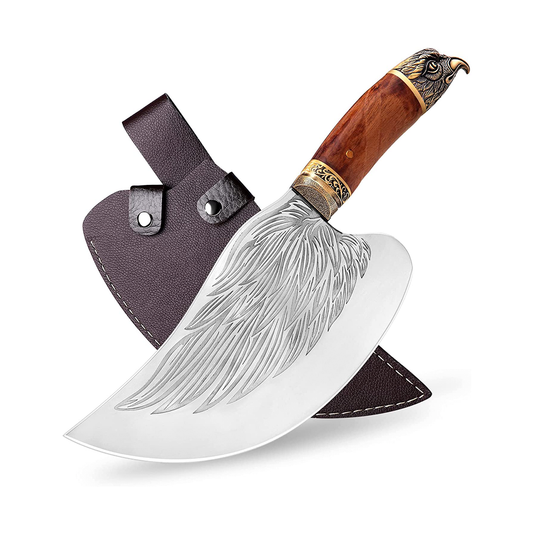 Eagle Cleaver with Sheath
