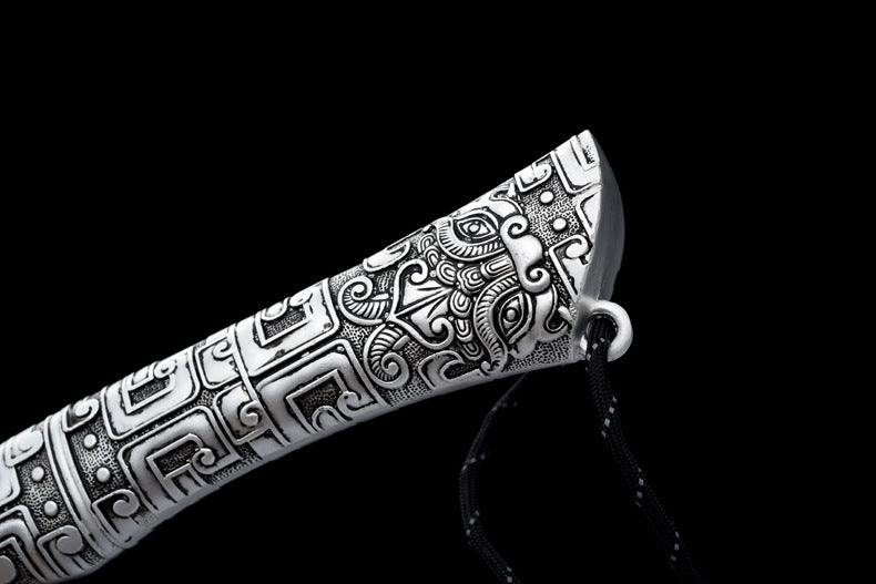 Silver Dragon Hatchet Knife Meat Cleaver